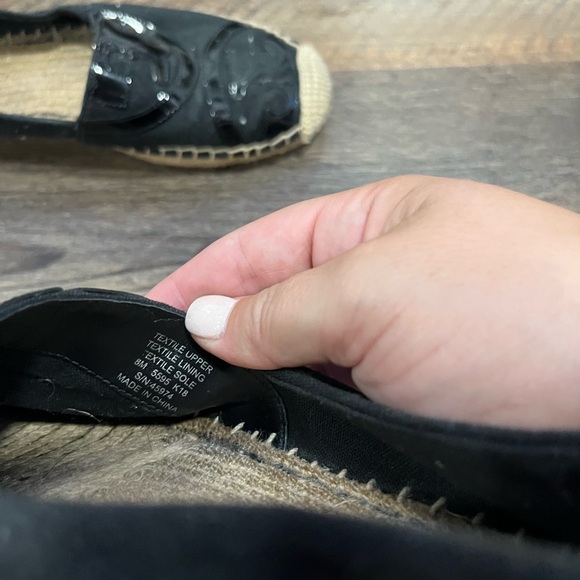 Tory Burch Poppy Espadrilles size 8 black - Picture 6 of 6